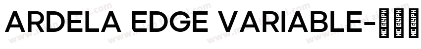 Ardela Edge Variable字体转换